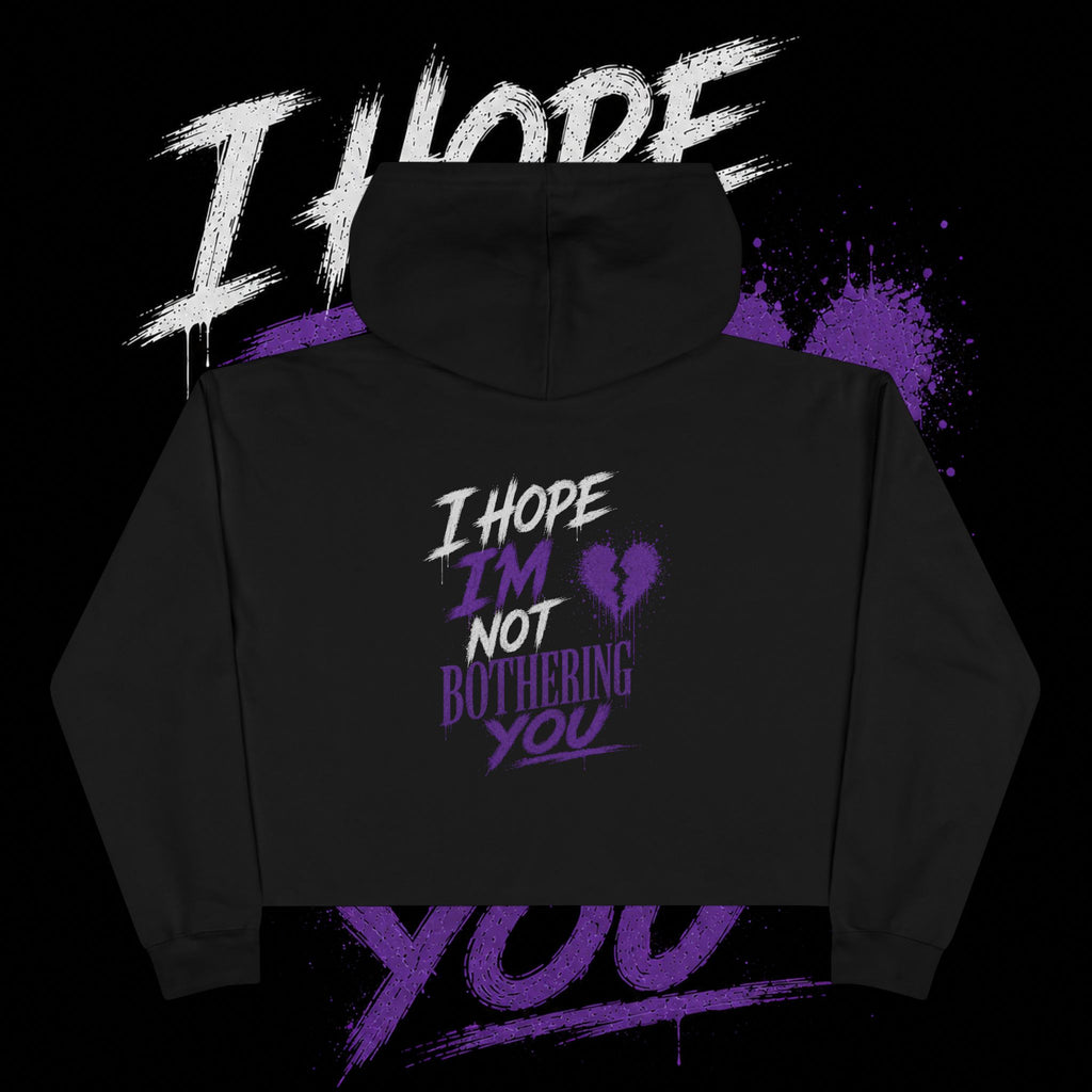 Burdens Women Cropped Graphic Hoodie