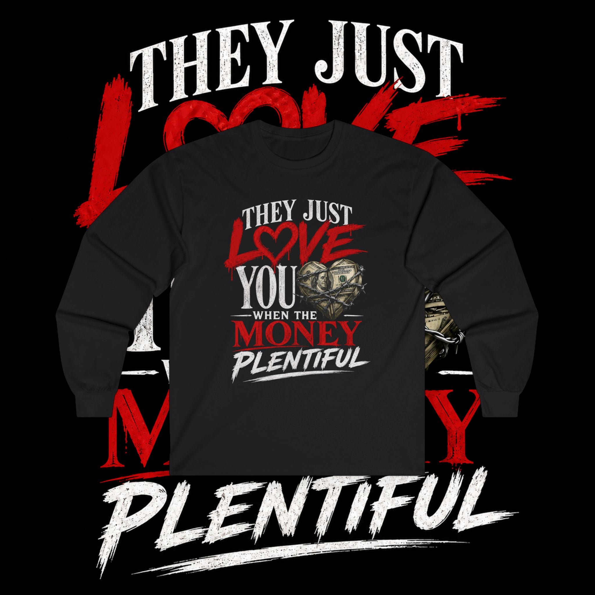 Appeal Denied Long Sleeve Graphic Tee (Black)